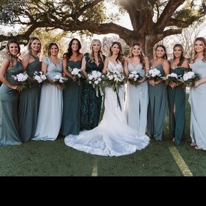 Bridesmaid Bouquet Flowers for a Christmas Wedding set of 3